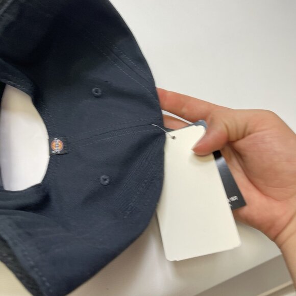 NWT Dickies Cap Washed Canvas Cap Dark Navy WH300DN Snap Back Skate O/S - Picture 10 of 11